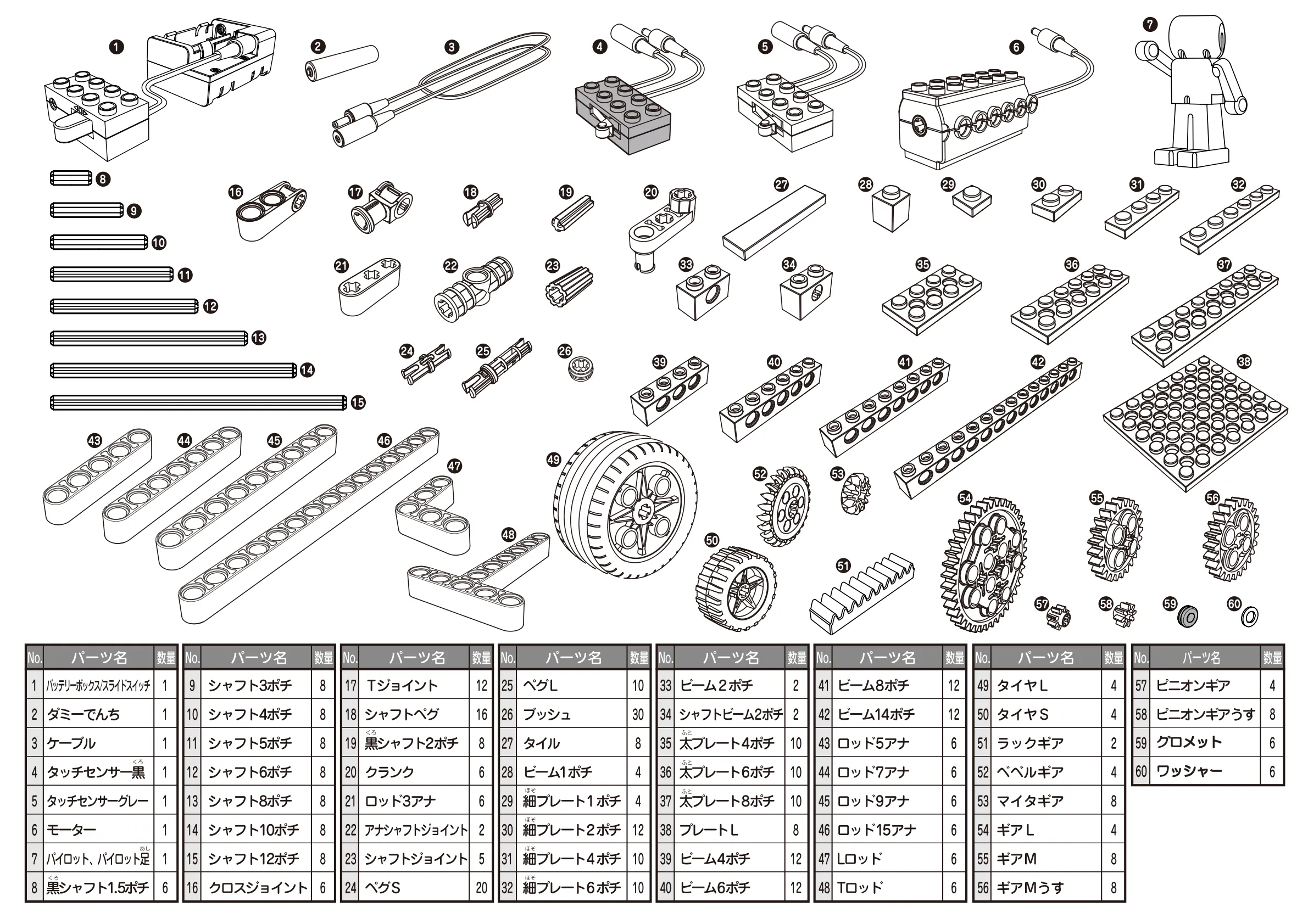 パーツ一覧01